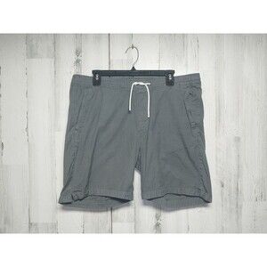 Abercrombie Mens Gray Pull On Drawstring Shorts 7" Inseam Large